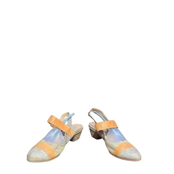 Fidji leather short heel sling back size euro 42 - Picture 3 of 10